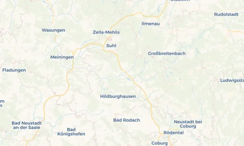 Regenradar Vorschaubild - Aktuelle Niederschläge in Schleusingen und Umgebung