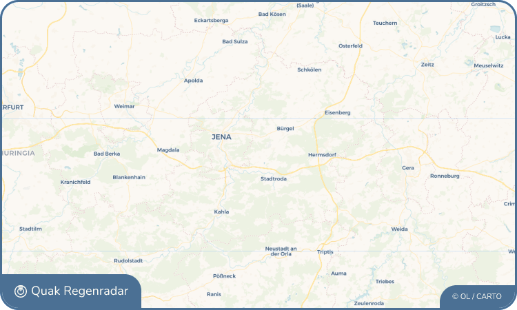 Quak Regenradar-Widget Schlöben