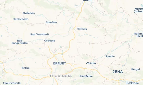 Regenradar Vorschaubild - Aktuelle Niederschläge in Schloßvippach und Umgebung