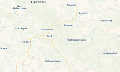 Regenradar Vorschaubild - Aktuelle Niederschläge in Schmiedefeld am Rennsteig und Umgebung