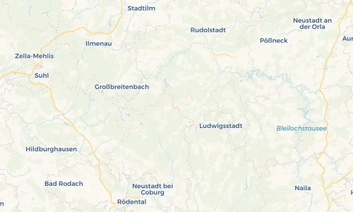 Regenradar Vorschaubild - Aktuelle Niederschläge in Schmiedefeld und Umgebung