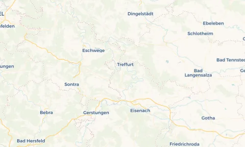 Regenradar Vorschaubild - Aktuelle Niederschläge in Schnellmannshausen und Umgebung