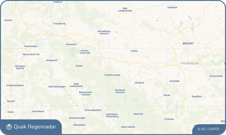 Quak Regenradar-Widget Schnepfenthal