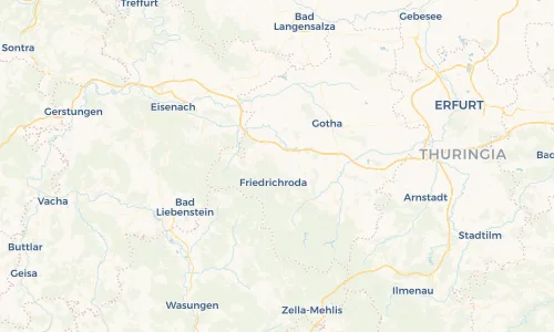 Regenradar Vorschaubild - Aktuelle Niederschläge in Schnepfenthal und Umgebung