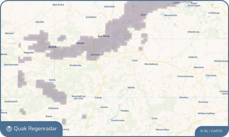 Quak Regenradar-Widget Schöna