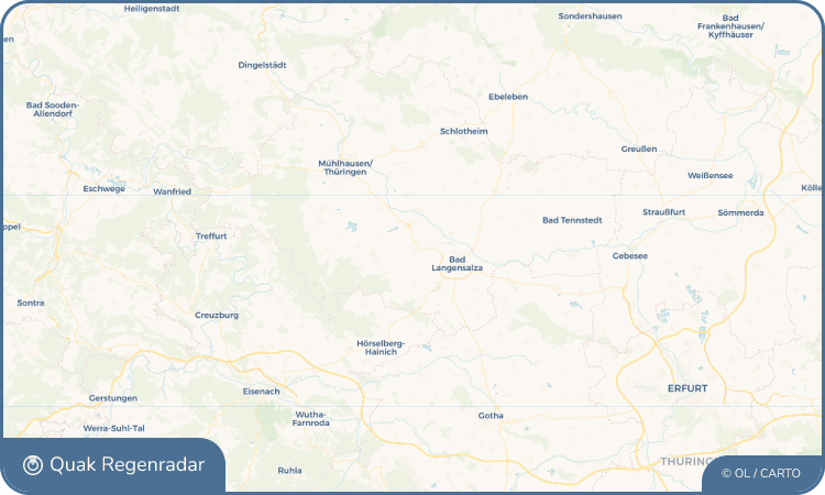 Quak Regenradar-Widget Schönstedt