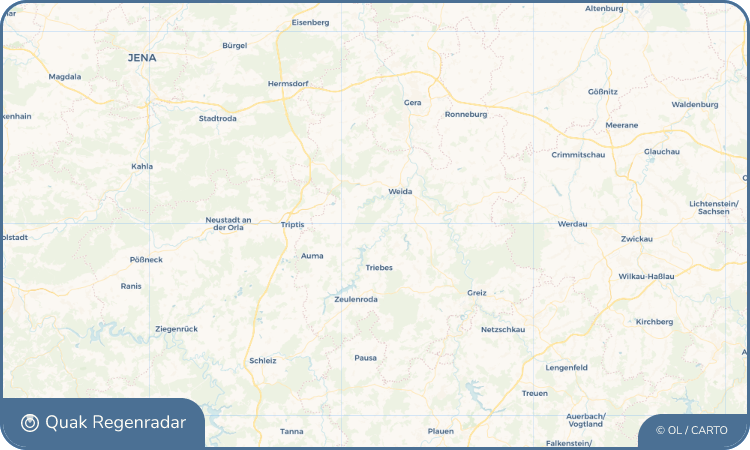 Regenradar-Widget für Schüptitz