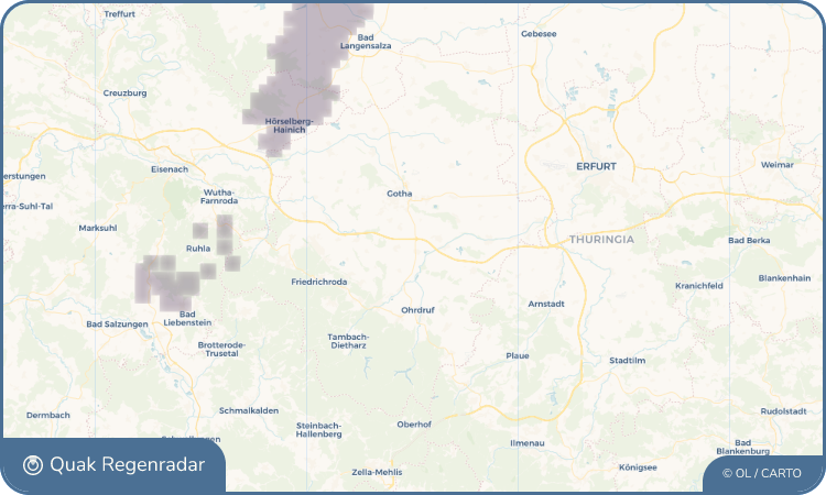 Quak Regenradar-Widget Schwabhausen