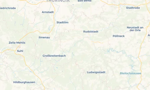 Regenradar Vorschaubild - Aktuelle Niederschläge in Schwarzburg und Umgebung