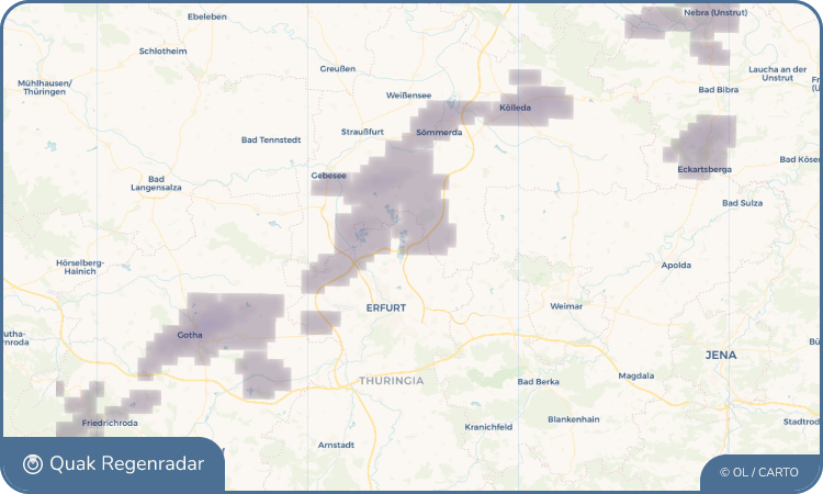 Quak Regenradar-Widget Schwerborn