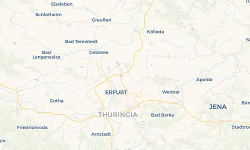Regenradar Vorschaubild - Aktuelle Niederschläge in Schwerborn und Umgebung