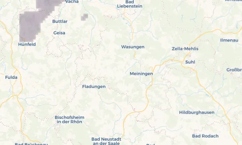 Regenradar Vorschaubild - Aktuelle Niederschläge in Seeba und Umgebung