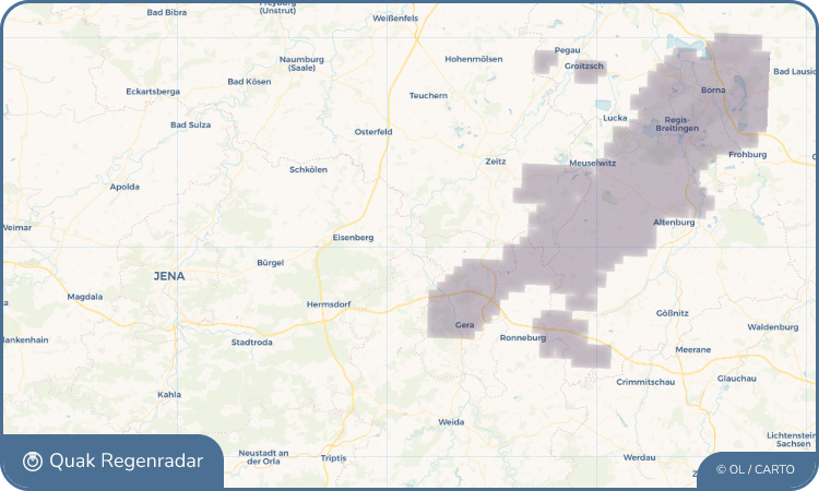 Quak Regenradar-Widget Silbitz