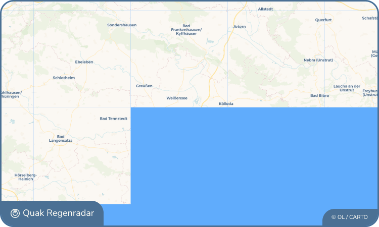 Quak Regenradar-Widget Sömmerda