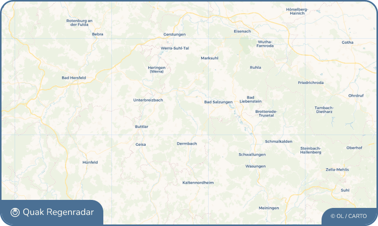 Quak Regenradar-Widget Stadtlengsfeld