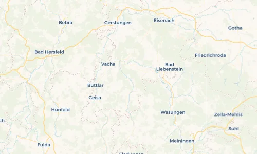 Regenradar Vorschaubild - Aktuelle Niederschläge in Stadtlengsfeld und Umgebung
