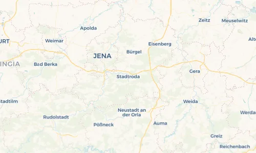 Regenradar Vorschaubild - Aktuelle Niederschläge in Stadtroda und Umgebung