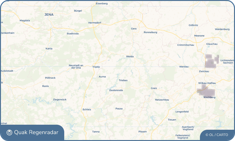 Quak Regenradar-Widget Staitz