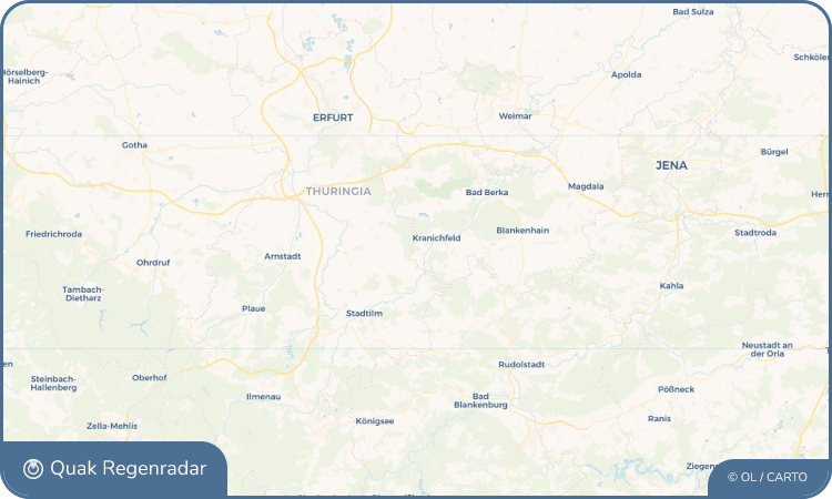 Quak Regenradar-Widget Stedten / Ilm