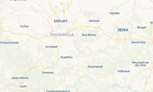 Regenradar Vorschaubild - Aktuelle Niederschläge in Stedten / Ilm und Umgebung