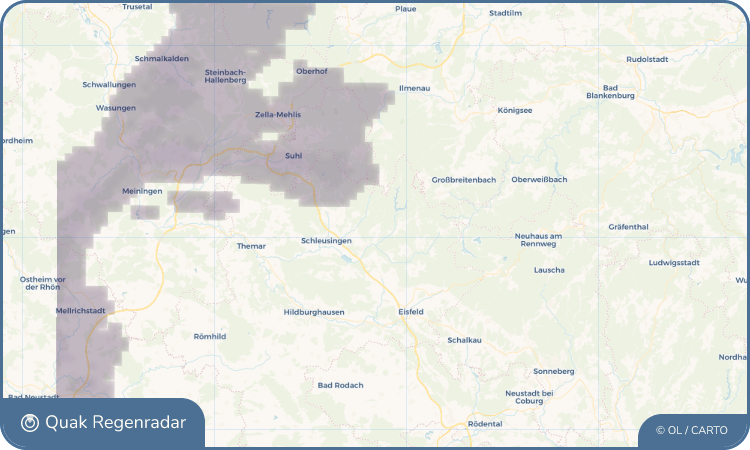 Quak Regenradar-Widget Steinbach
