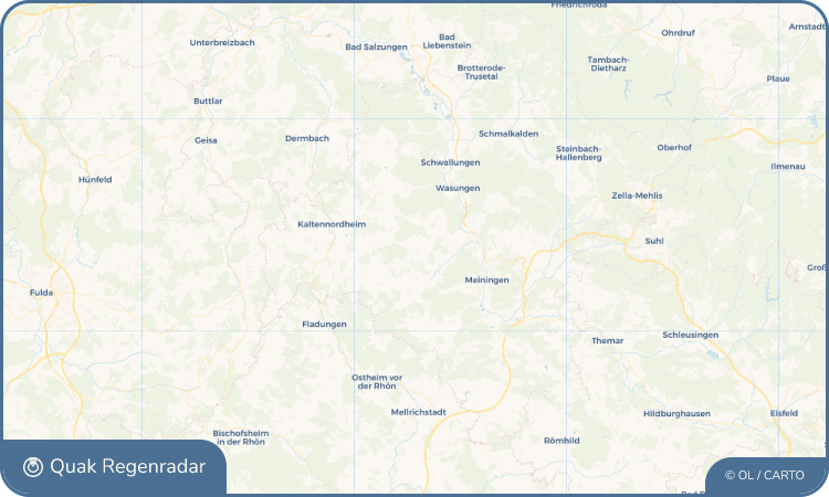 Regenradar-Widget für Stepfershausen
