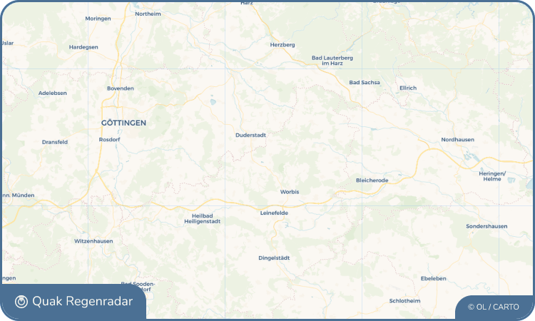 Quak Regenradar-Widget Tastungen
