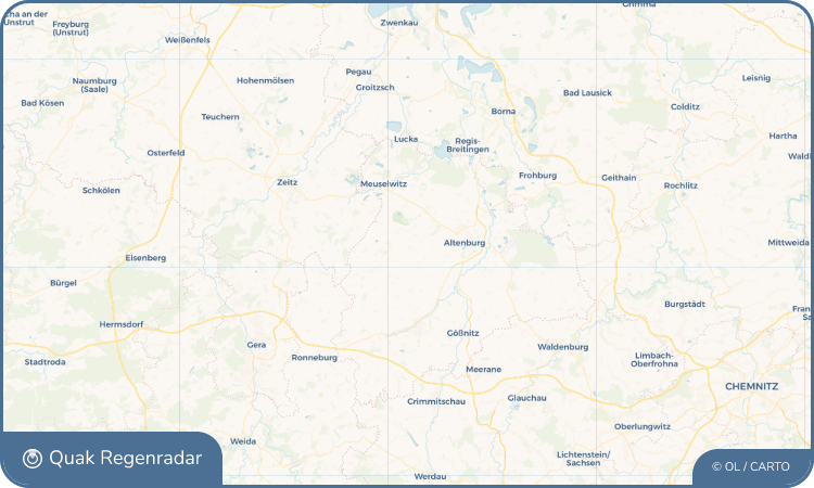 Quak Regenradar-Widget Tegkwitz