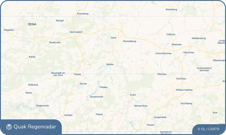 Regenradar-Widget für Teichwitz
