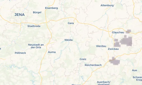 Regenradar Vorschaubild - Aktuelle Niederschläge in Teichwitz und Umgebung