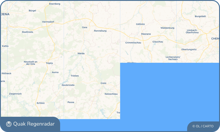 Quak Regenradar-Widget Teichwolframsdorf