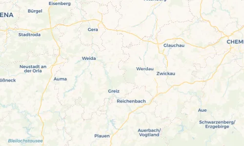 Regenradar Vorschaubild - Aktuelle Niederschläge in Teichwolframsdorf und Umgebung
