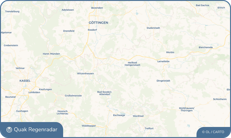 Quak Regenradar-Widget Thalwenden