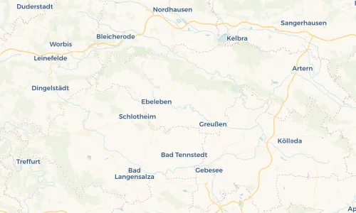 Regenradar Vorschaubild - Aktuelle Niederschläge in Thüringenhausen und Umgebung