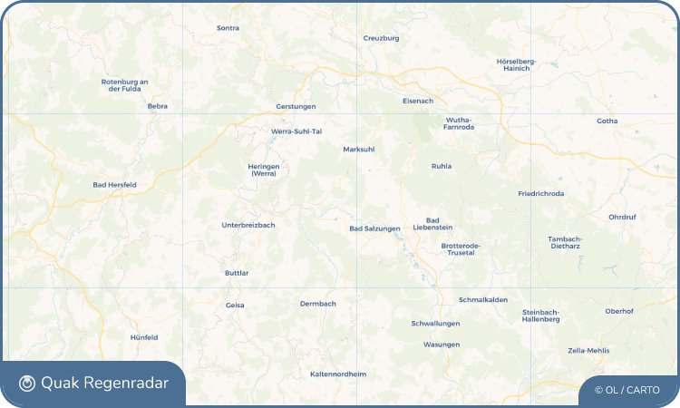 Quak Regenradar-Widget Tiefenort