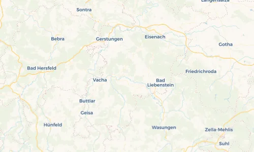 Regenradar Vorschaubild - Aktuelle Niederschläge in Tiefenort und Umgebung