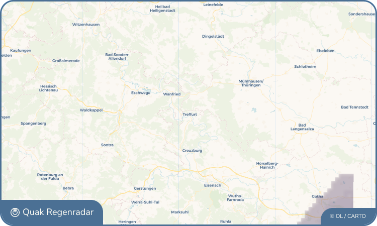 Quak Regenradar-Widget Treffurt