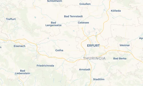 Regenradar Vorschaubild - Aktuelle Niederschläge in Tröchtelborn und Umgebung