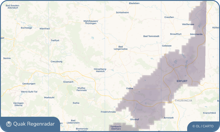 Quak Regenradar-Widget Tüngeda