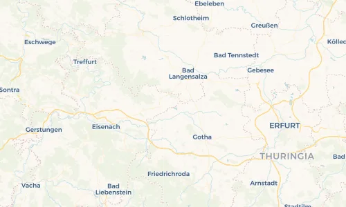 Regenradar Vorschaubild - Aktuelle Niederschläge in Tüngeda und Umgebung