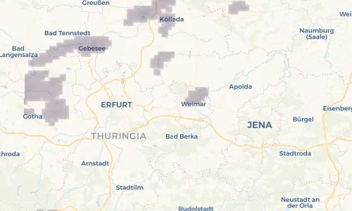 Regenradar Vorschaubild - Aktuelle Niederschläge in Ulla und Umgebung