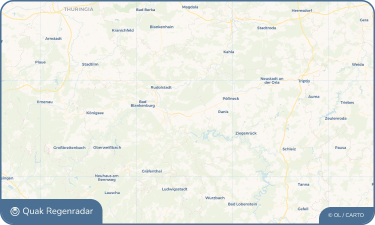 Quak Regenradar-Widget Unterwellenborn