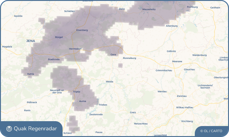 Quak Regenradar-Widget Untitz
