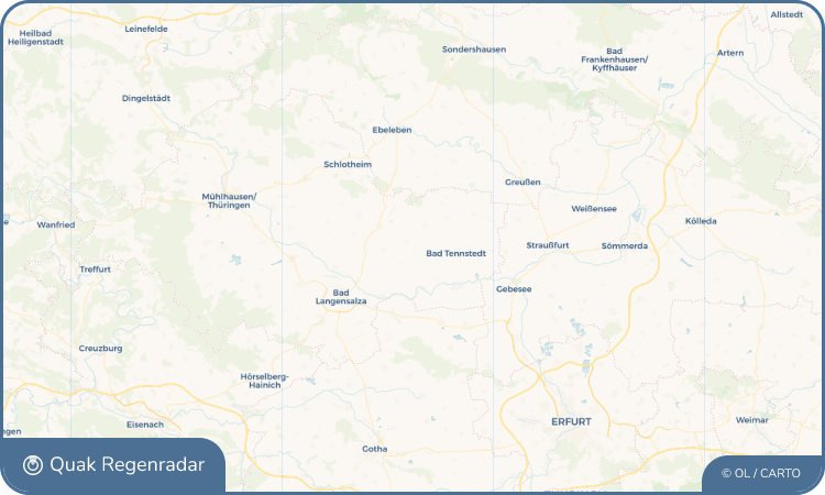 Quak Regenradar-Widget Urleben