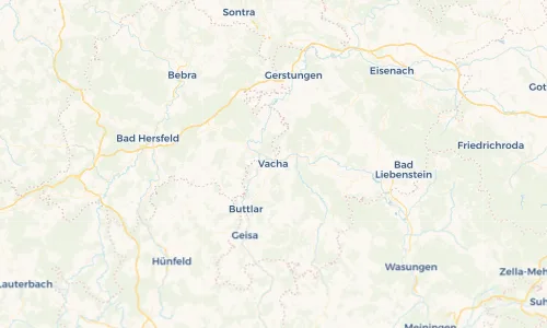Regenradar Vorschaubild - Aktuelle Niederschläge in Vacha und Umgebung