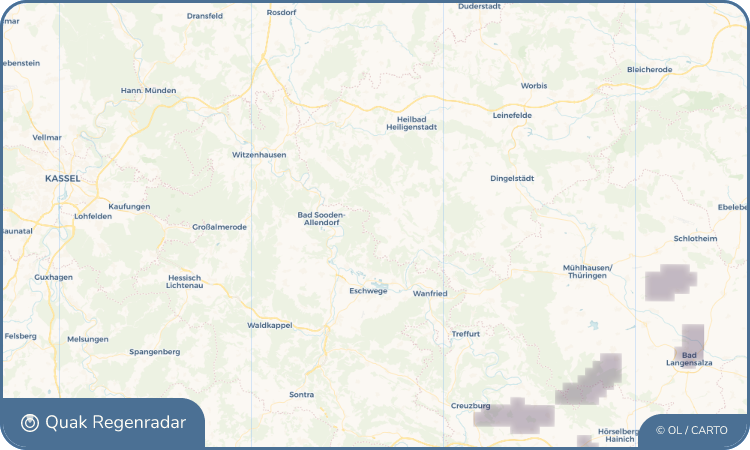 Quak Regenradar-Widget Volkerode