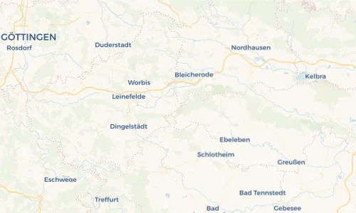Regenradar Vorschaubild - Aktuelle Niederschläge in Vollenborn und Umgebung