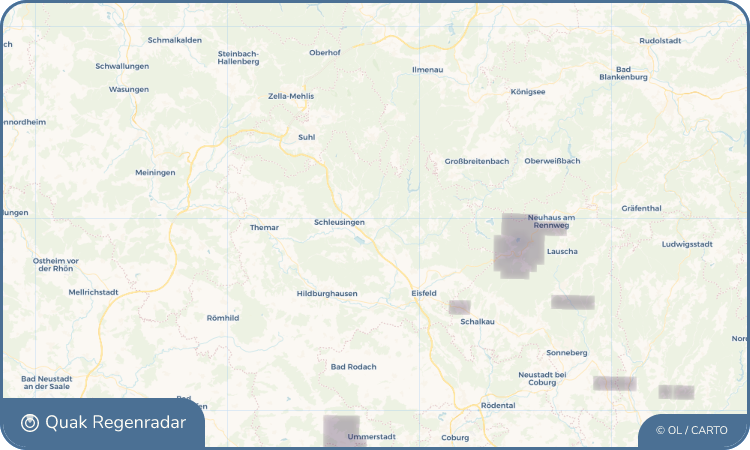 Quak Regenradar-Widget Waldau