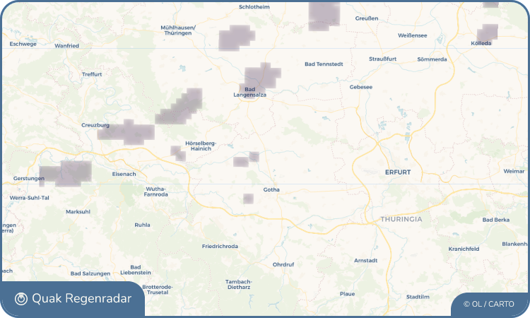 Quak Regenradar-Widget Warza