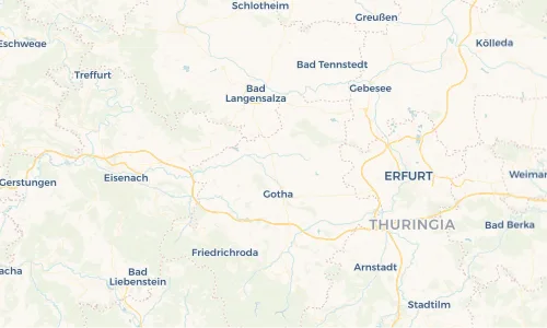Regenradar Vorschaubild - Aktuelle Niederschläge in Warza und Umgebung